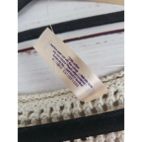 NWT Cacique Swimsuit Cover Up 26/28 Womens Plus Size Cream V Neck Pullover - Picture 6 of 7